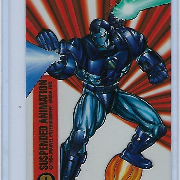 1994 Marvel Universe Trading Card - Suspended Animation - War Machine - Picture 2 of 3